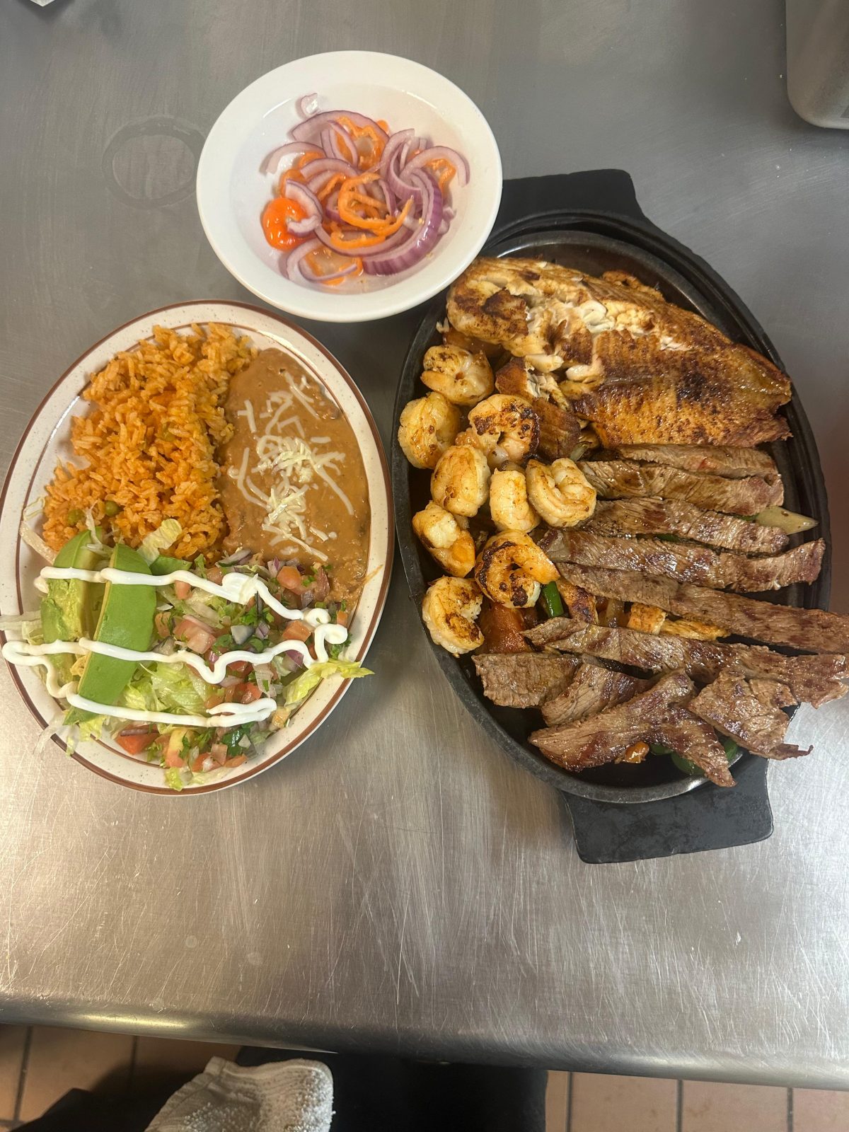 Fajita Mar y Tierra